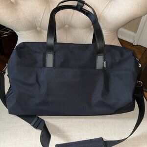 Away, The Weekender Duffle Bag, Blue with Black Straps